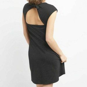 GAP Fit and Flare Polka Dot Casual Bunny Tie Dress